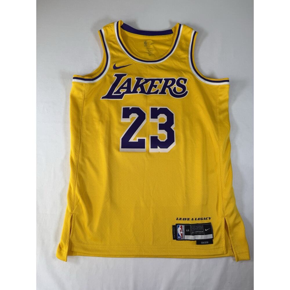 Nike Los Angeles Lakers LeBron James Icon Edition Swingman Jersey Size M (44)